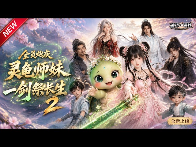 MULTISUB📢新番上线《全员炮灰，灵龟师妹一剑祭长生第二季》#最新漫剧 #漫剧合集 #一口气看完 #动漫 #anime #AI漫剧 #破晓动漫社
