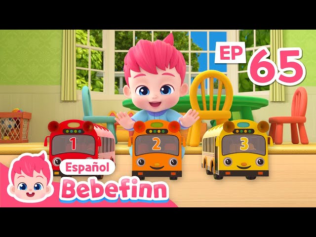 Diez Pequeños Autobuses🚌 | EP65 | Los Números del 1 al 10 | Bebefinn Canciones Infantiles