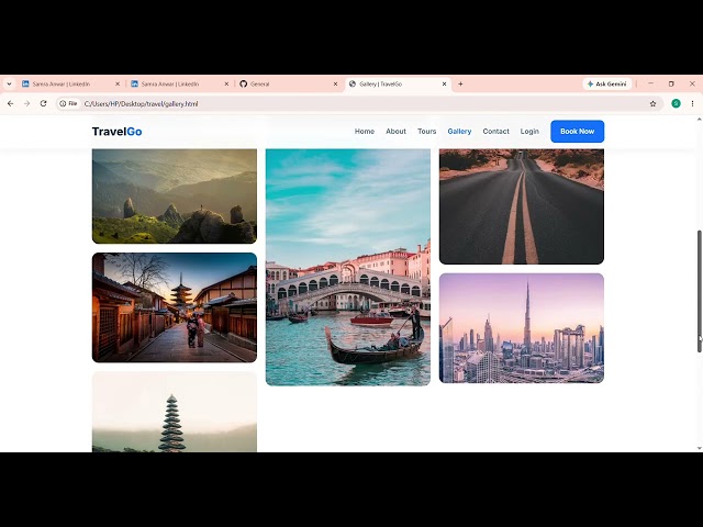 🌐 Modern Travel Website | HTML CSS JavaScript 