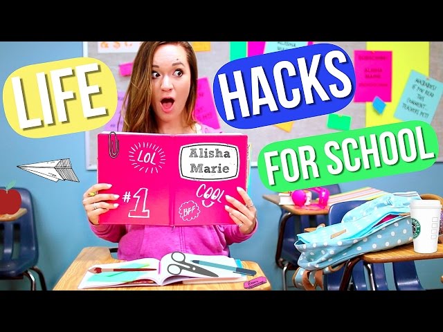 Back to School LIFE HACKS! Alisha Marie