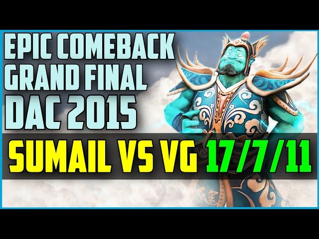 EG.SumaiL epic comeback Storm Spirit vs VG @ DAC Grand Final