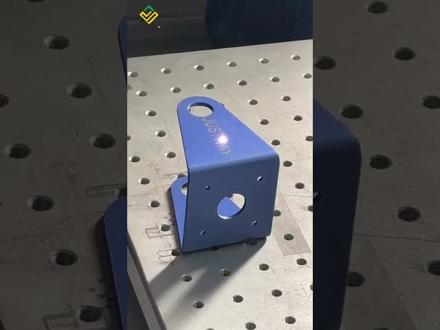 Create special laser engraving patterns on your CNC parts. ⚡#justway  #shorts  #metal