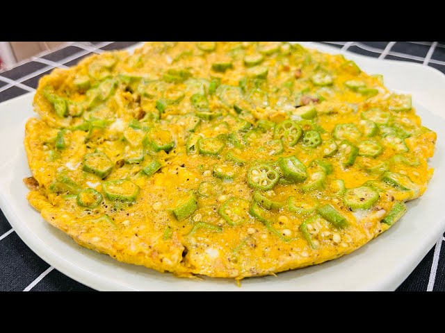 Easy Okra and Egg Recipe | Healthy and Quick Meal Cooking