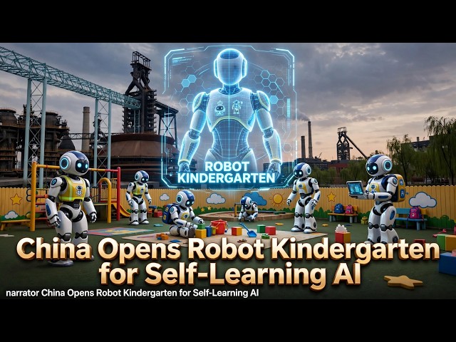 China Opens Robot Kindergarten for Self Learning AI