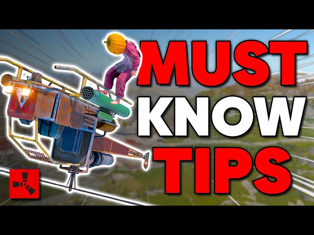 20+ MUST KNOW Rust Tips that will IMPROVE Your Game!