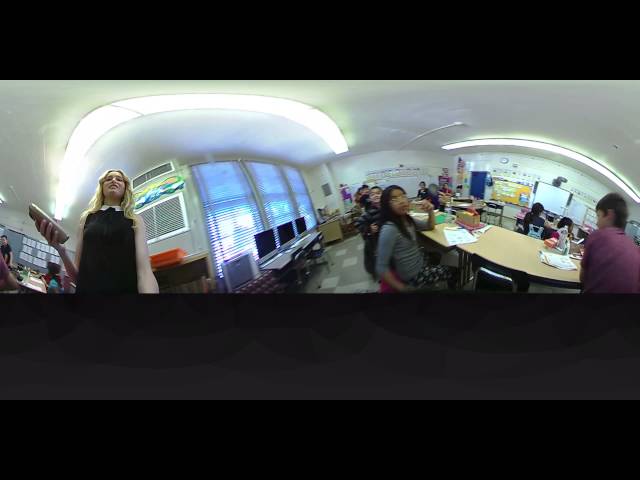 Kids experience 360 video for the first time
