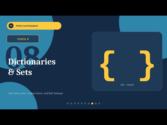 PYTHON LECTURE 8 BY KRISHNAKANT SHARMA