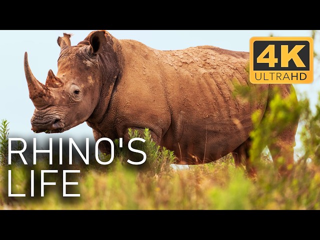 La vida de un rinoceronte: Sobreviviendo en las fauces del peligro | Documental 4K UHD