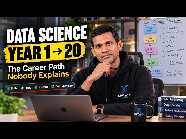 Data Science Roadmap: Year 1 to Year 20 — The Career Path Nobody Explains