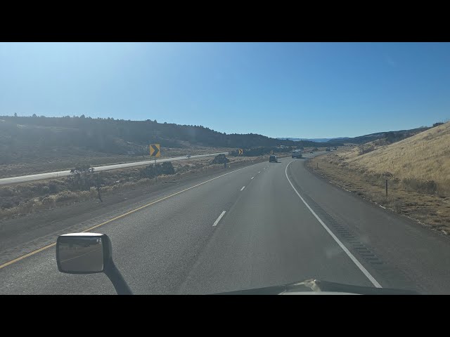 Monday afternoon trip from Parowan, UT to Las Vegas, NV stopping in LittleField, AZ state crossing