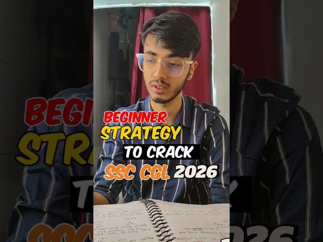 Target SSC CGL 2026 Strategy #ssc #exam #motivation #cgl