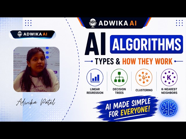 What Are AI Algorithms? | Linear Regression, Decision Trees, KNN & More | Adwika AI