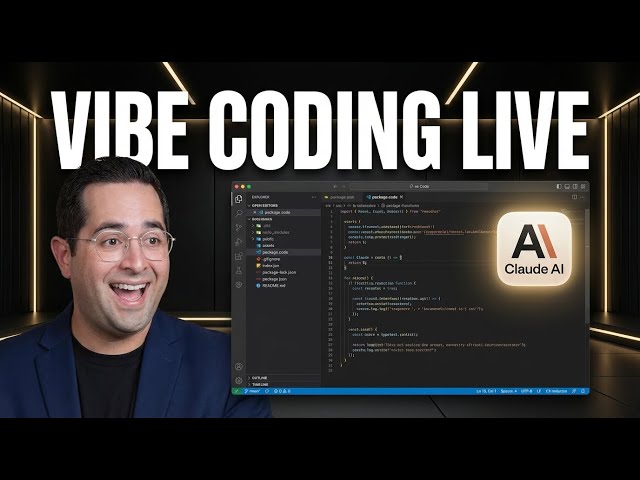 I Rebuilt My Entire Business Website Live Using AI (Vibe Coding)