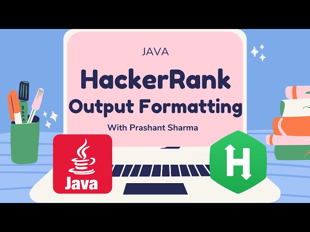 HackerRank | Java | Output Formatting | Certification | Gold Badge