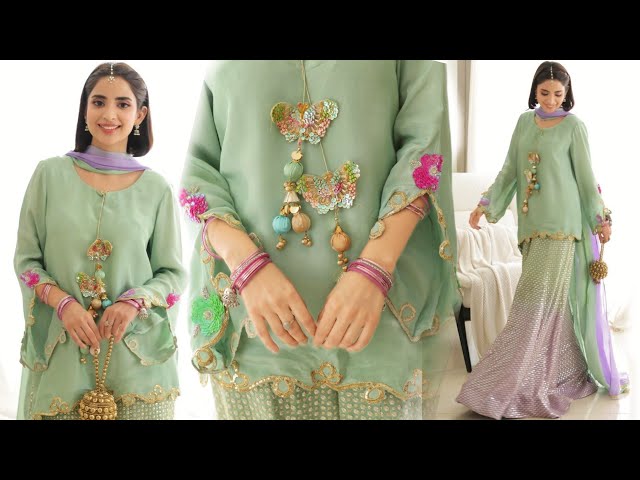 Saboor Ali Viral Dress | Pinterest Inspired Dress | Recreate Outfit From Scratch 