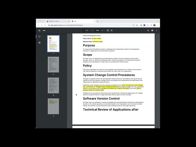 Policy Deep-Dive: Secure Development