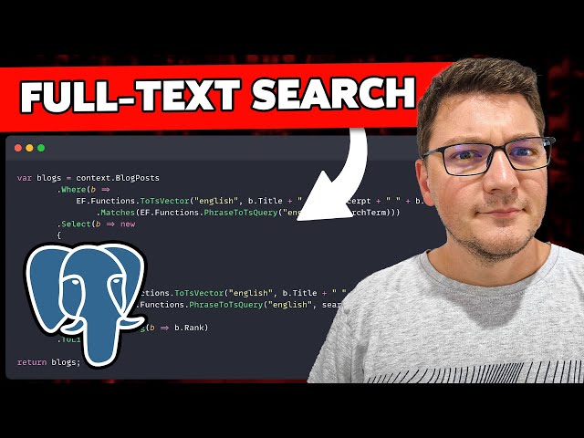 Full Text Search in .NET With PostgreSQL and EF Core