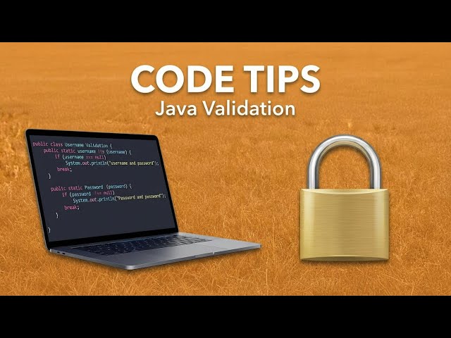 31  Java Program for Username and Password Validation