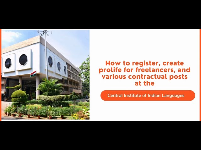 Creating Profile and Applying on the Online Application Portal
