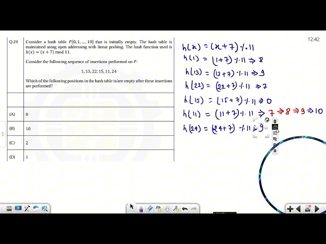 Data Structure | Hashing | GATE 2026 | GATE CS & IT | GATE PYQ Solution | GATE Exam 