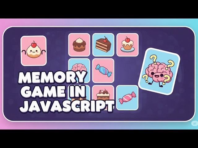 Practicing JavaScript by Building a Memory Game (Kinda Ugly Tho 😅)