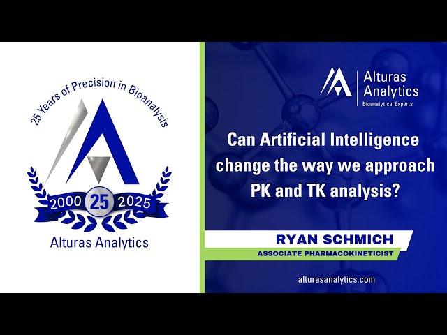 Can Artificial Intelligence change the way we approach PK and TK analysis? | Alturas Analytics