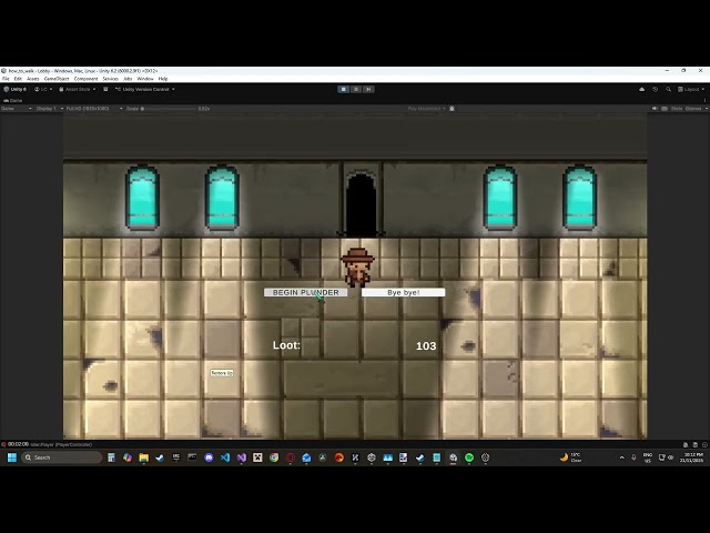 Plunder Dev Journey update 1