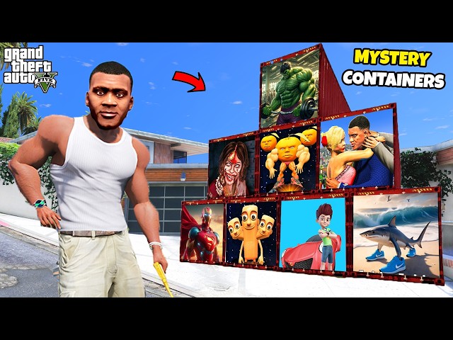 Franklin Opens EVERY MYSTERY CONTAINER in GTA 5