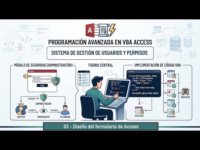 Video 03. VBA Access. Login form design