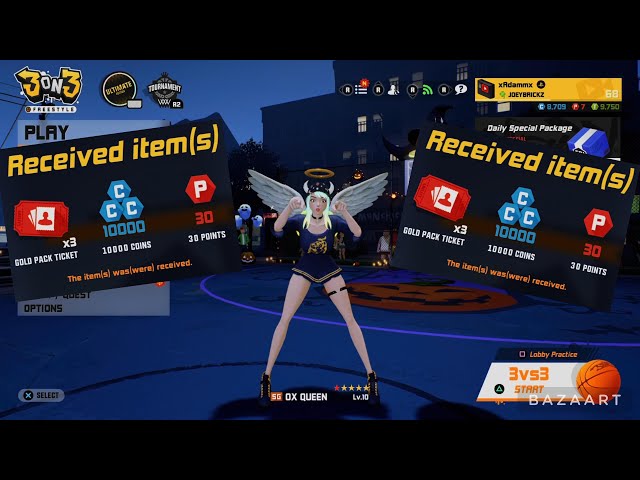 3on3 Freestyle: USE THESE COUPONS NOW!! (60p, 20,000coins, x6 Gold tickets)