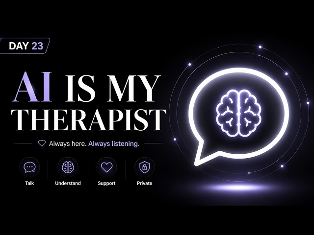 I Built an AI Psychologist App in 24 Hours | Day 23 of Building 100 AI Projects