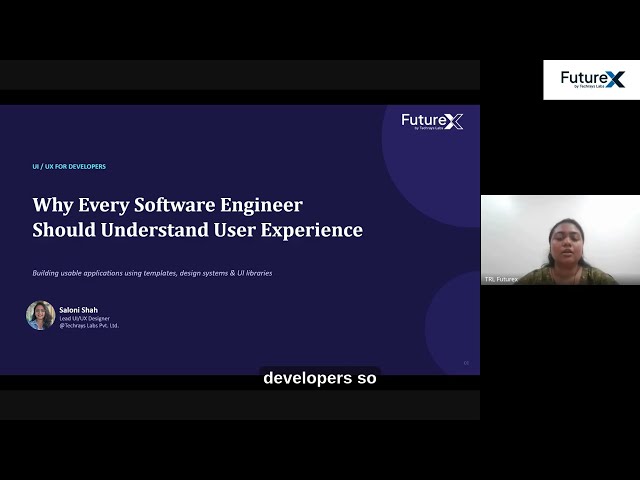 UI vs UX: What Every Developer Must Know | Design Workflow Master Class | TRL FutureX