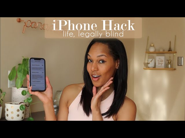 How I Use My iPhone Legally Blind | A's Accessibility Tips #1