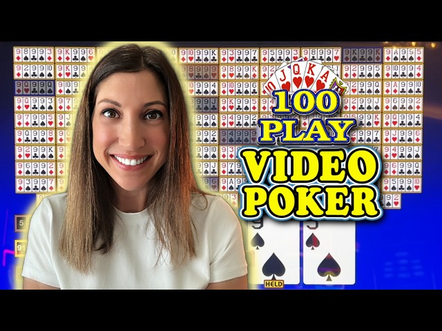 100 Play Video Poker in Las Vegas ♦️ ♠️ ♥️ ♣️