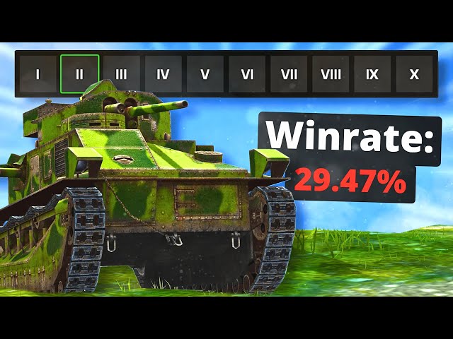Playing the WORST Tank at EVERY TIER