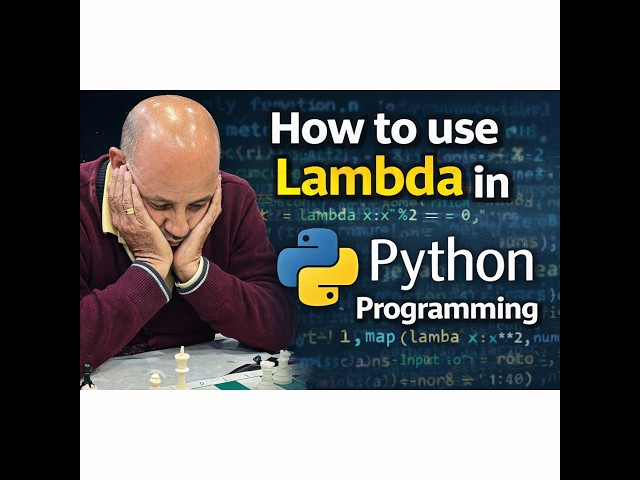 بايثون 165 كيفية استخدام Lambda في برمجة بايثون؟