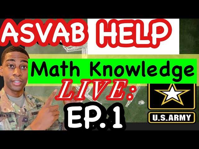 ASVAB Study Session (Math Knowledge) // PASS the asvab in two weeks