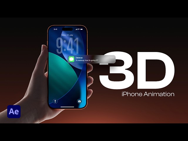 Motion Explainer Ads Masterclass | 3D iPhone Animation — No Plugin | Part 7
