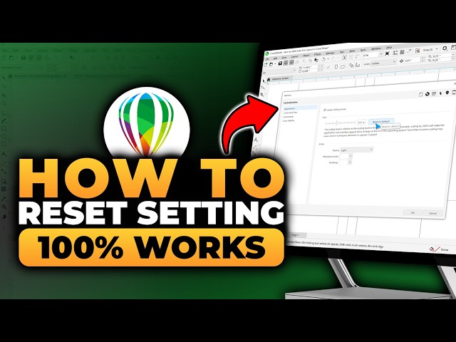 How To Reset Setting in Corel DRAW (𝟮𝟬𝟮𝟲) | 100% WORKS | NO Yapping, To The Point! | FAST & EASY