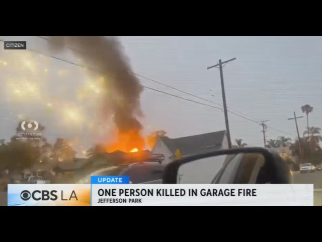 CBS LA at 11pm Deadly Fire in Jefferson Park  Explosions & Casualties 2026 05 09
