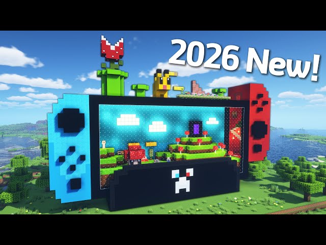⛏️ Minecraft Tutorial :: Nintendo Switch House 2026 Version 🎮🕹️ [마인크래프트 닌텐도 스위치 집짓기 2026 버전]