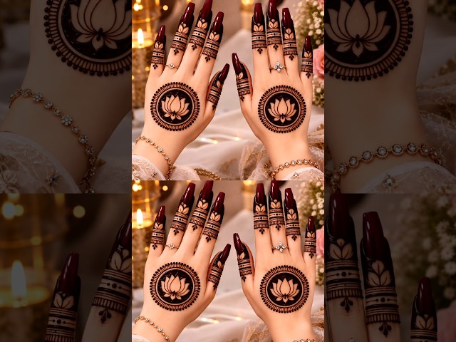 Raksha Bandhan Special Stylish Back Hand Mehndi Design #mehndi #mehandi #mehndidesign #hennadesign