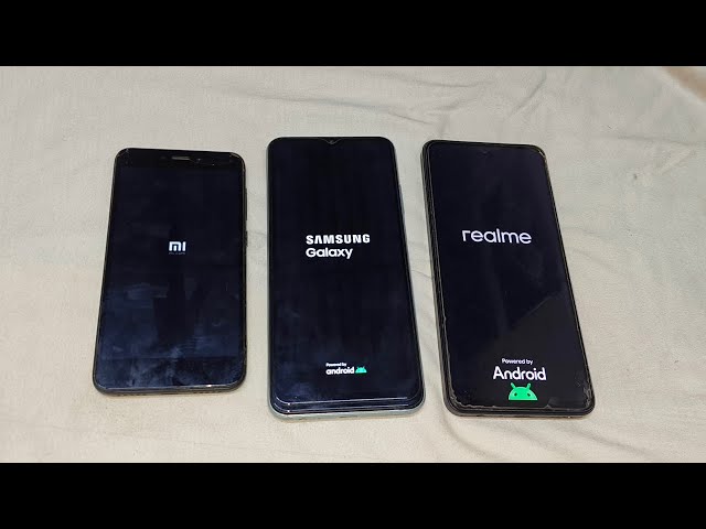 Redmi 4 vs Samsung A22 vs Realme A73 Reboot Speed Test