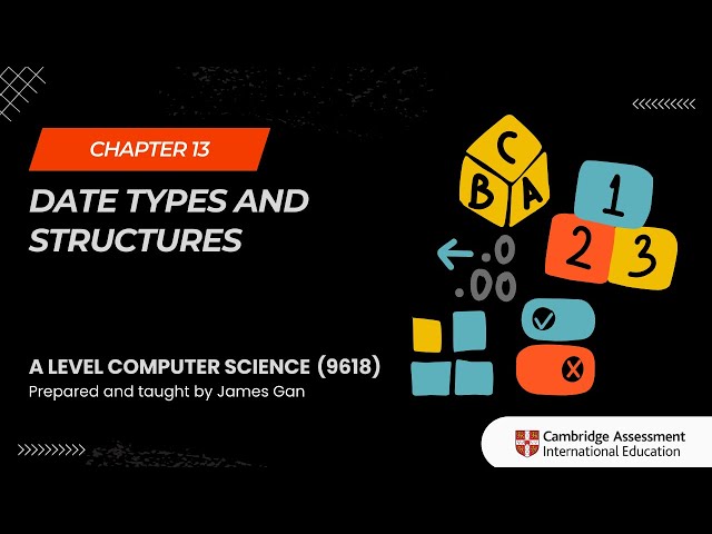 AS & A Level Computer Science (9618) - Chapter 13: Data Types and Structures
