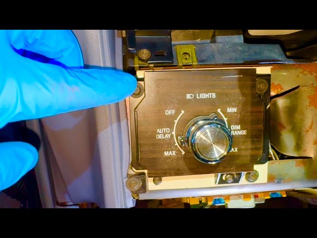 How to Replace Headlamp Switch Assembly | 1983 Lincoln Continental Mark VI Pucci