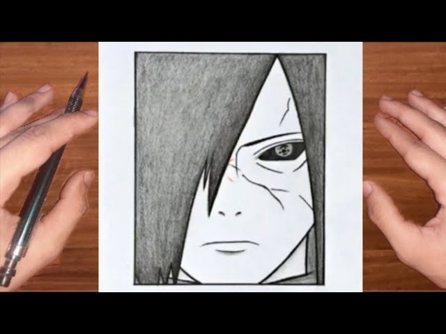 Easy Kakashi Drawing | How to Draw Kakashi hatake | step by step |for Beginners 