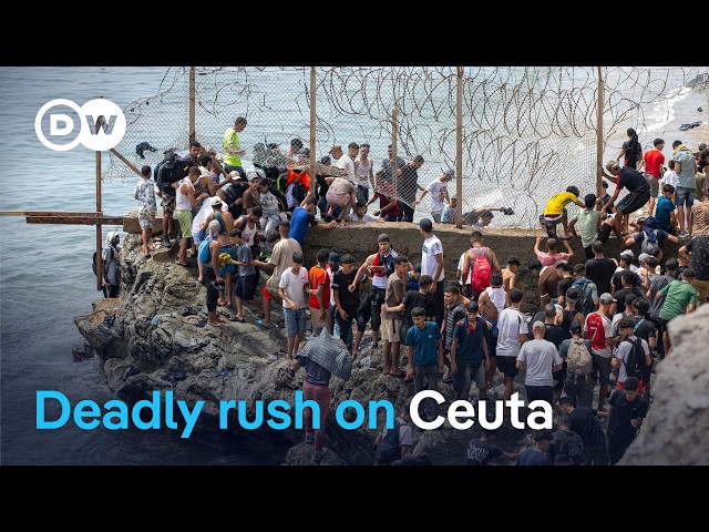 More than 60,000 migrants breach Spanish border | DW News