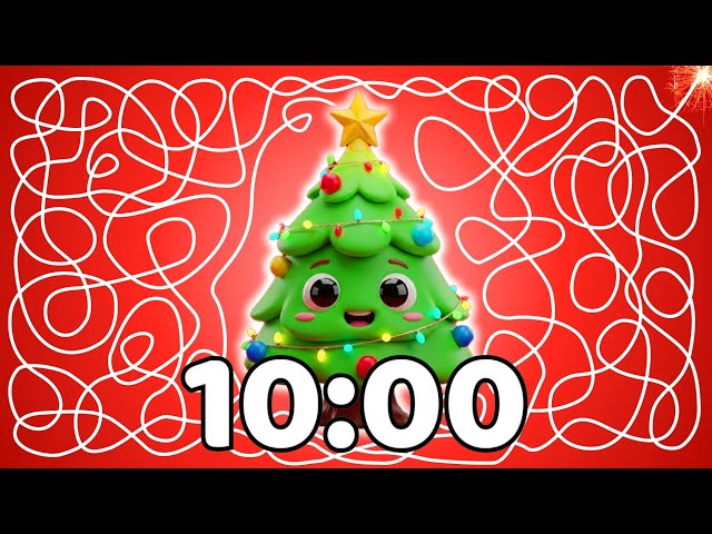 10 Minute Timer Bomb Christmas Tree Countdown | [CHRISTMAS] Timer 🍪🎄💥 | Countdown Surprise!