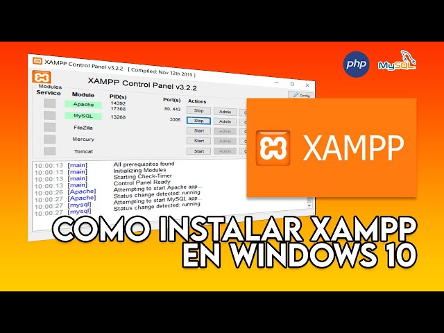 How to Download and Install XAMPP on Windows 10/11 | Tutorial in Spanish (Works 2026)