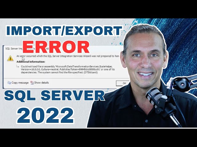 SQL Server   Import Export Wizard Error with Billy Thomas ALLJOY Data